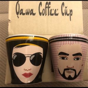Qawa Arabic Coffee Couple Cups
